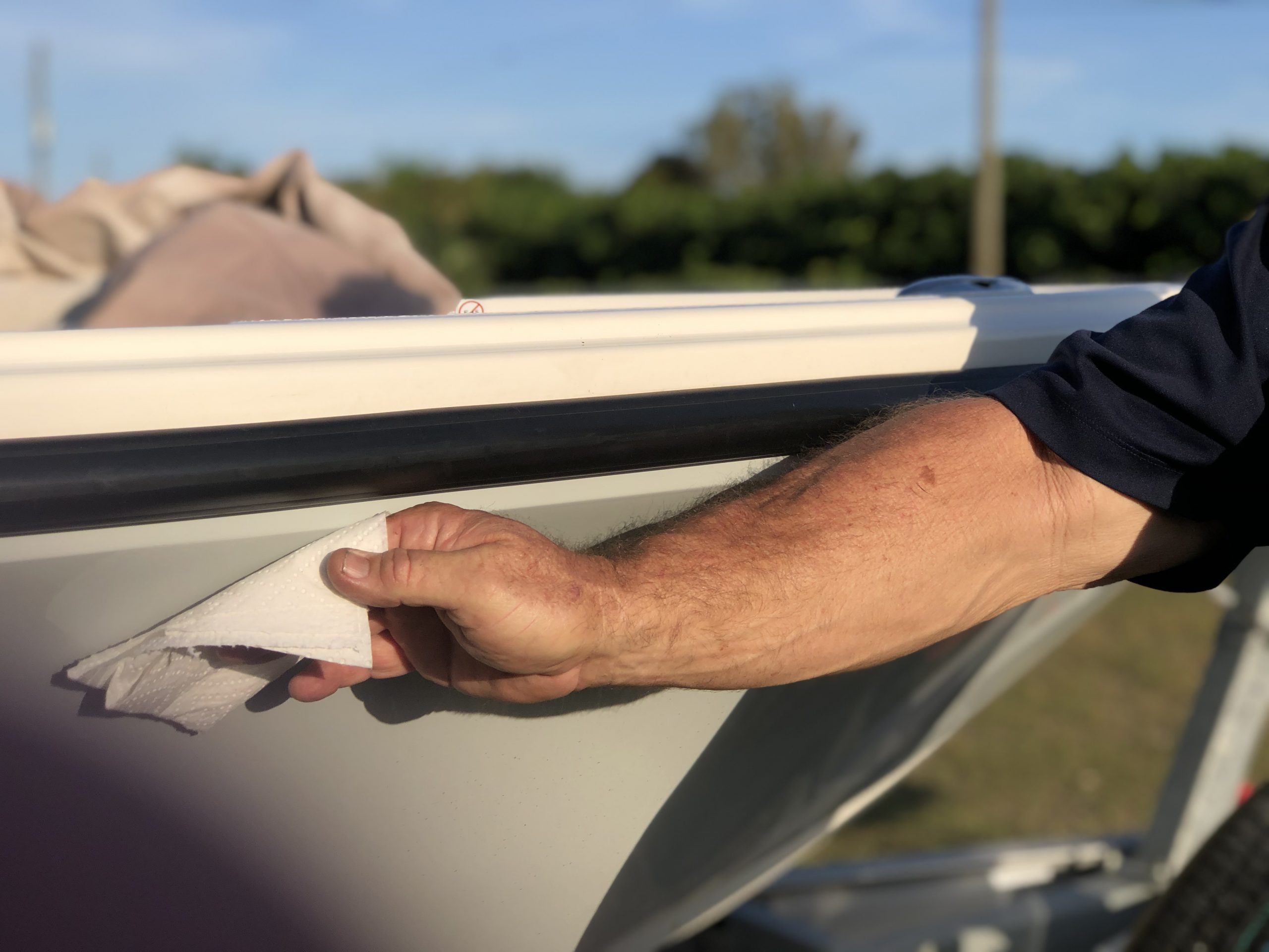 MarineReg clean your boat bow first