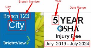 BrightView OSHA Banner