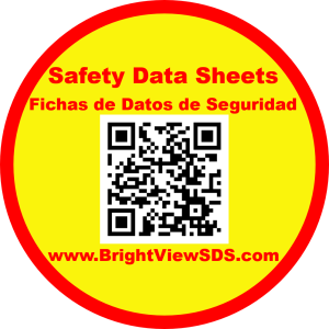 BrightView Safety Data Sheets Decal